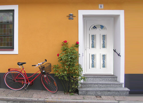 Porte d''entrée moderne